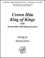 Crown Him King of Kings SATB choral sheet music cover Thumbnail